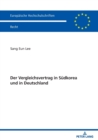 Image for Der Vergleichsvertrag in Suedkorea und in Deutschland
