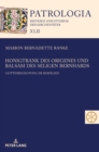 Image for Honigtrank des Origenes und Balsam des seligen Bernhards