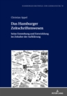 Image for Das Hamburger Zeitschriftenwesen: Seine Entstehung und Entwicklung im Zeitalter der Aufklaerung