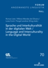 Image for Sprache und Interkulturalitaet in der digitalen Welt / Language and Interculturality in the Digital World