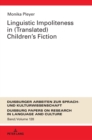 Image for Linguistic impoliteness in (translated) children&#39;s fiction