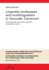 Image for Linguistic Landscapes and Multilingualism in Yaoundé, Cameroon. Sociolinguistic and Socio-Cognitive Processes at Work: Sociolinguistic and Socio-Cognitive Processes at Work