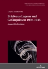 Image for Briefe Aus Lagern Und Gefaengnissen 1939-1945: Ausgewaehlte Probleme