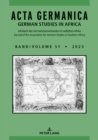 Image for Acta Germanica : German Studies in Africa