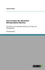 Image for Eine Analyse des deutschen Milchprodukte-Marktes : Darstellung von Marktentwicklung, Trends und Perspektiven
