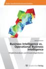Image for Business Intelligence vs. Operational Business Intelligence