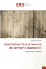 Image for Quel Lecteur Face A Loeuvre de Sembene Ousmane?
