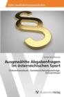 Image for Ausgewahlte Abgabenfragen im oesterreichischen Sport