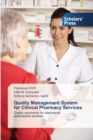 Image for Quality Management System for Clinical Pharmacy Services