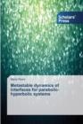 Image for Metastable Dynamics of Interfaces for Parabolic-Hyperbolic Systems