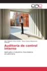 Image for Auditoria de control interno