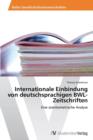 Image for Internationale Einbindung von deutschsprachigen BWL-Zeitschriften