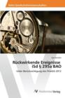 Image for Ruckwirkende Ereignisse iSd § 295a BAO