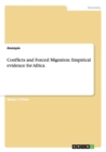 Image for Conflicts and Forced Migration : Empirical Evidence for Africa