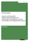 Image for Joseph von Eichendorffs Tagebuch-Beschreibungen des Schwetzinger Schlossgartens und ihre Einordnung in den biographischen Kontext