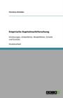 Image for Empirische Kapitalmarktforschung : Schatzungen, Schatzfehler, Modellfehler, Schiefe und Kurtosis