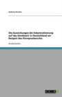 Image for Die Auswirkungen der Industrialisierung auf das Handwerk in Deutschland am Beispiel des Klempnerberufes