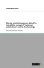 Image for Why do satisfied customers defect? A look at the concept of customer satisfactions and its shortcomings