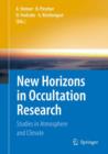 Image for New horizons in occultation research  : studies in atmosphere and climate