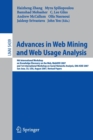 Image for Advances in Web Mining and Web Usage Analysis