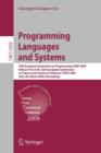 Image for Programming Languages and Systems