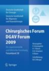 Image for Chirurgisches Forum Und Dgav 2009: Fur Experimentelle Und Klinische Forschung 126.kongress Der Deutschen Gesellschaft Fur Chirurgie, Munchen, 28.4.-1.5.2009