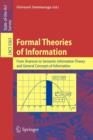 Image for Formal Theories of Information