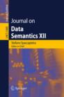 Image for Journal on Data Semantics XII