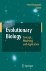 Image for Evolutionary biology  : concept, modeling, and application