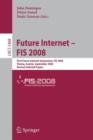 Image for Future Internet - FIS 2008