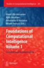 Image for Foundations of Computational Intelligence : Volume 1: Learning and Approximation