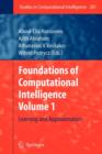 Image for Foundations of Computational Intelligence : Volume 1: Learning and Approximation