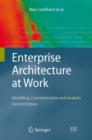 Image for Enterprise architecture at work  : modelling, communication and analysis