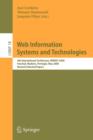 Image for Web Information Systems and Technologies : 4th International Conference, WEBIST 2008, Funchal, Madeira, Portugal, May 4-7, 2008, Revised Selected Papers
