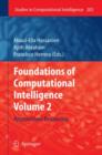 Image for Foundations of Computational Intelligence Volume 2