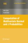 Image for Computation of multivariate normal and t probabilities