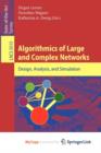 Image for Algorithmics of Large and Complex Networks