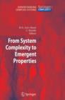 Image for From System Complexity to Emergent Properties