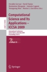 Image for Computational Science and Its Applications – ICCSA 2009