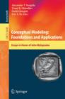 Image for Conceptual Modeling: Foundations and Applications