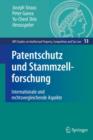 Image for Patentschutz und Stammzellforschung