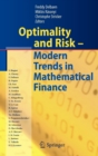 Image for Optimality and Risk - Modern Trends in Mathematical Finance