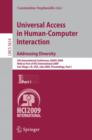 Image for Universal Access in Human-Computer Interaction. Addressing Diversity