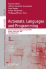 Image for Automata, Languages and Programming : 36th International Colloquium, ICALP 2009, Rhodes, Greece, July 5-12, 2009, Proceedings, Part I
