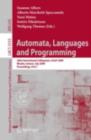 Image for Automata, Languages and Programming: 36th International Colloquium, ICALP 2009, Rhodes, Greece, July 5-12, 2009, Proceedings, Part I : 5555