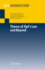 Image for Theory of Zipf&#39;s law and beyond : 632