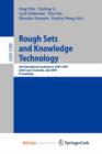 Image for Rough Sets and Knowledge Technology