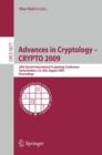 Image for Advances in Cryptology - CRYPTO 2009
