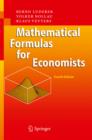 Image for Mathematical formulas for economists