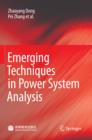 Image for Emerging techniques in power system analysis